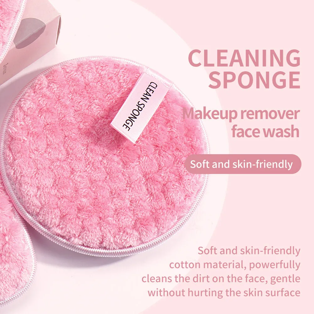 3Pcs Reusable Makeup Removal Sponge Set