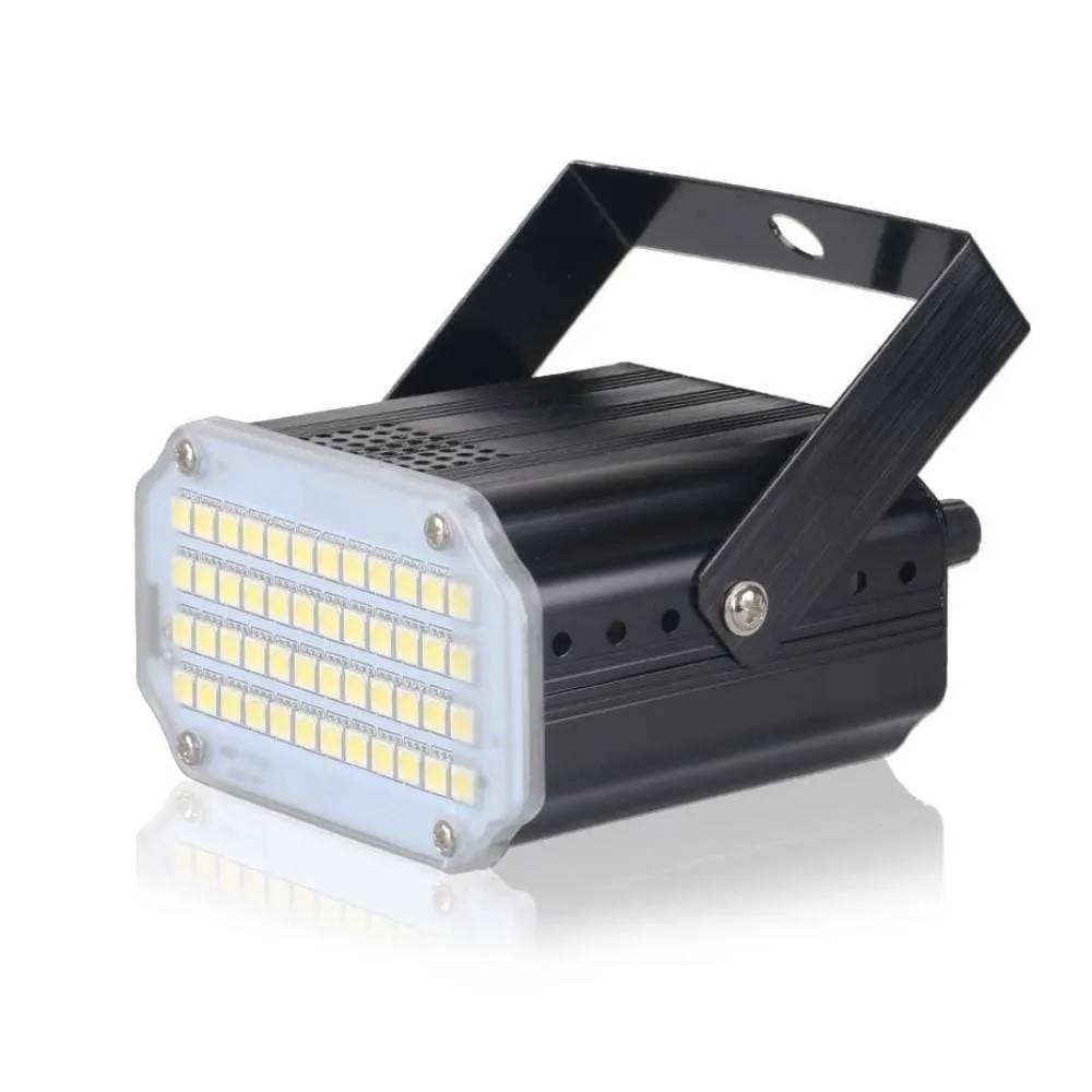 48 Led Rgb Uv White Strobe Lights Disco Dj Party Holiday Christmas Music