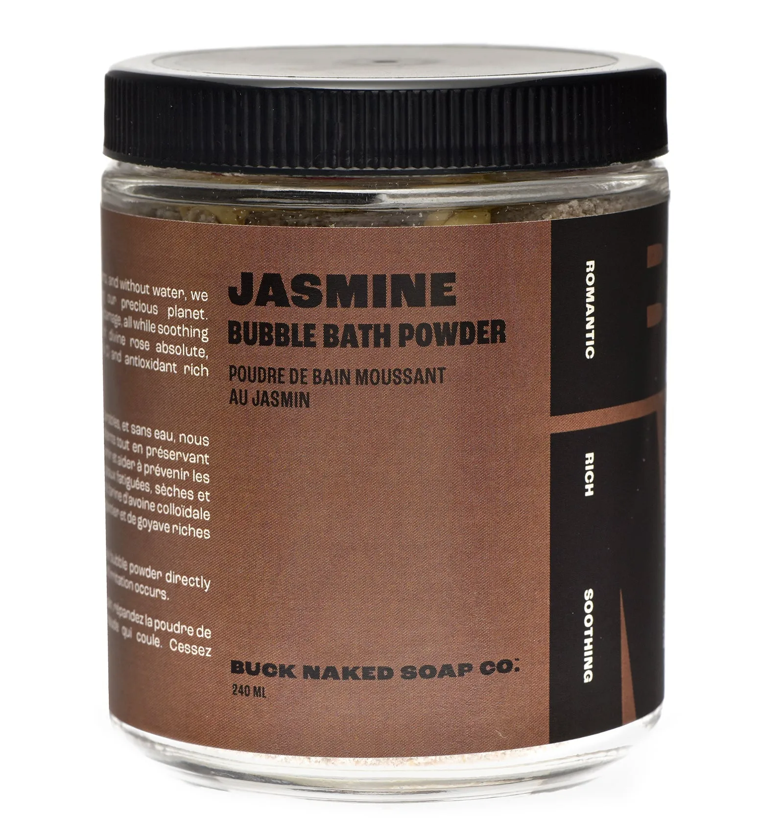 Buck Naked Jasmine Bubble Bath Powder