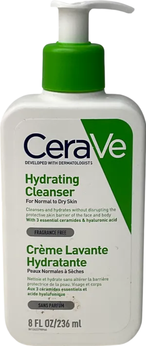 Cerave Hydrating Cleanser With Hyaluronic Acid For Normal To Dry Skin 236ml