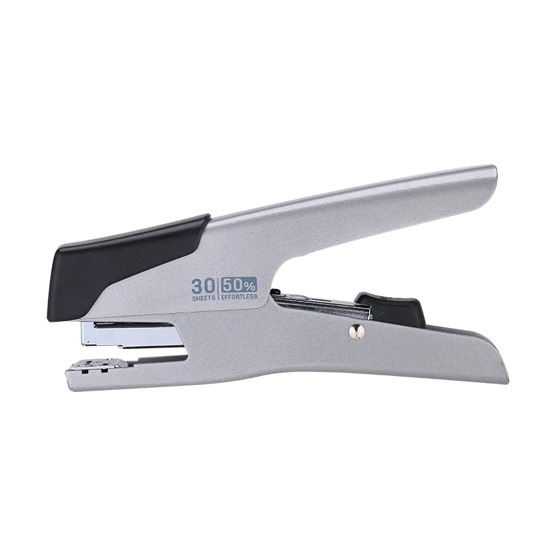 Deli Silver Effortless Plier Stapler 30sheets,24/6 & 26/6