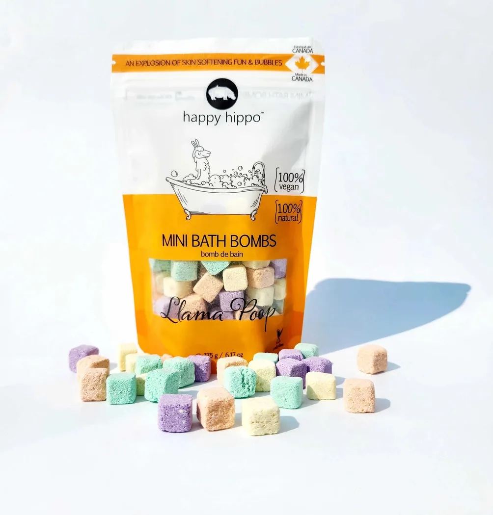 Happy Hippo Llama Poop Mini Bubble Bombs