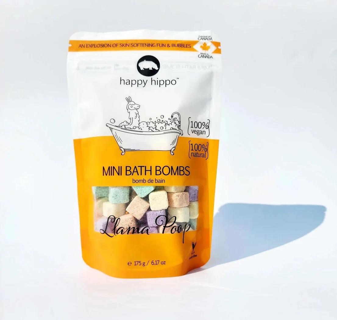 Happy Hippo Llama Poop Mini Bubble Bombs
