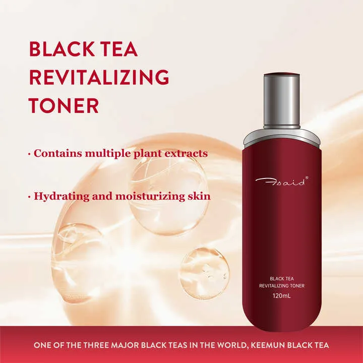 Hot Selling Organic Black Tea Face Skincare-مجموعة العناية بالبشرة
