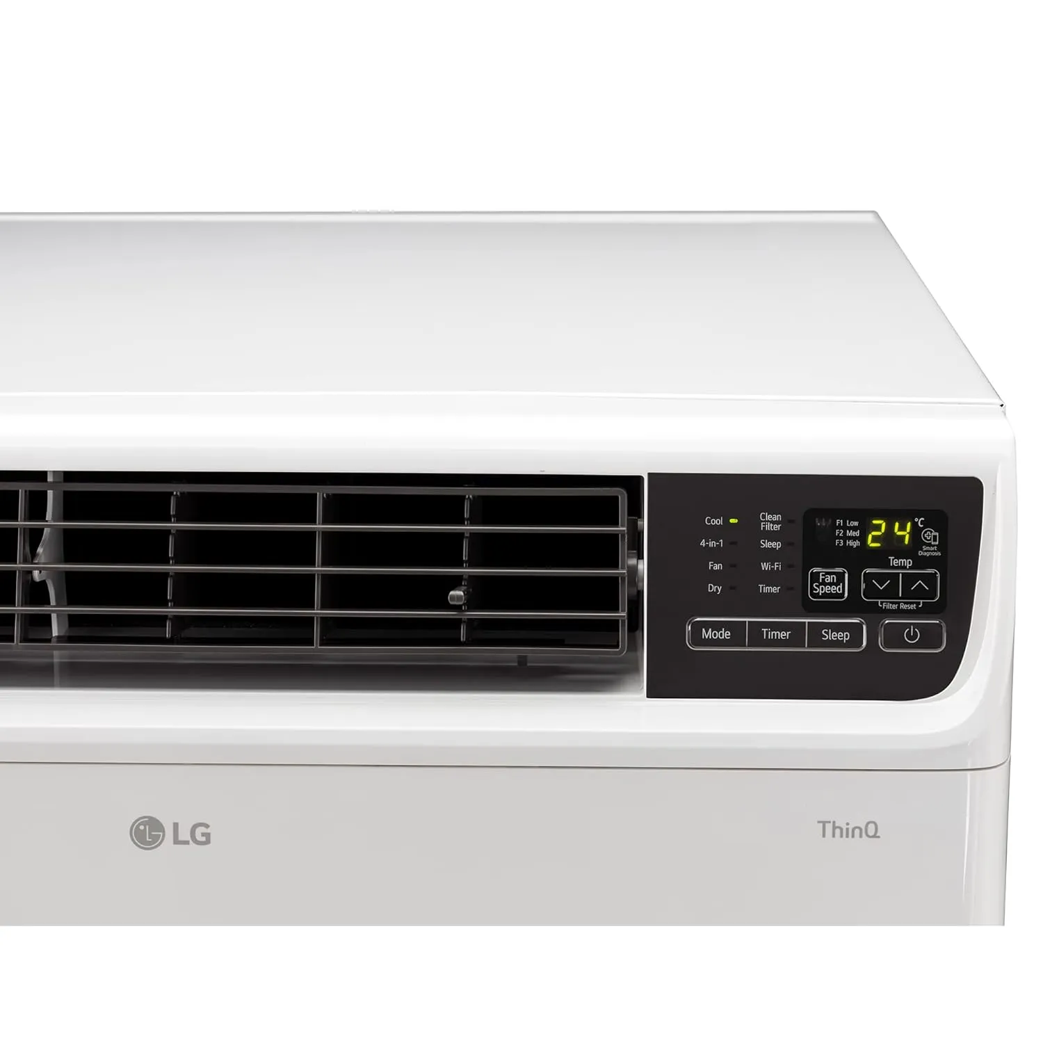LG UW-Q18WWZA 1.5 Ton 5 Star Wi-Fi Inverter Window AC  Copper Coil, Convertible 4-in-1 Cooling, 4-Way Swing, HD Filter, 2025 Model, White