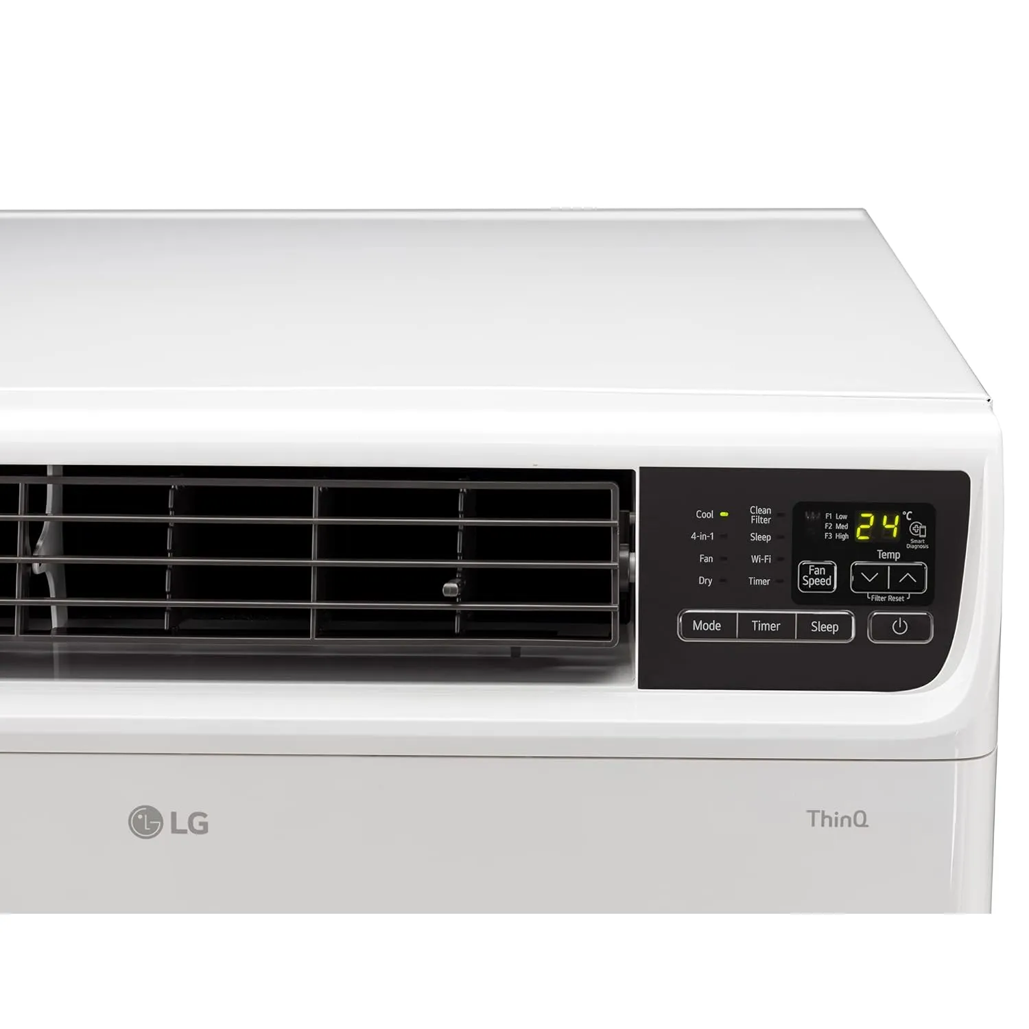 LG UW-Q24WWYA 2 Ton 4 Star Wi-Fi DUAL Inverter Window AC (Copper, Convertible 4-in-1 cooling, 4 Way Air Swing, HD Filter, 2025 White)