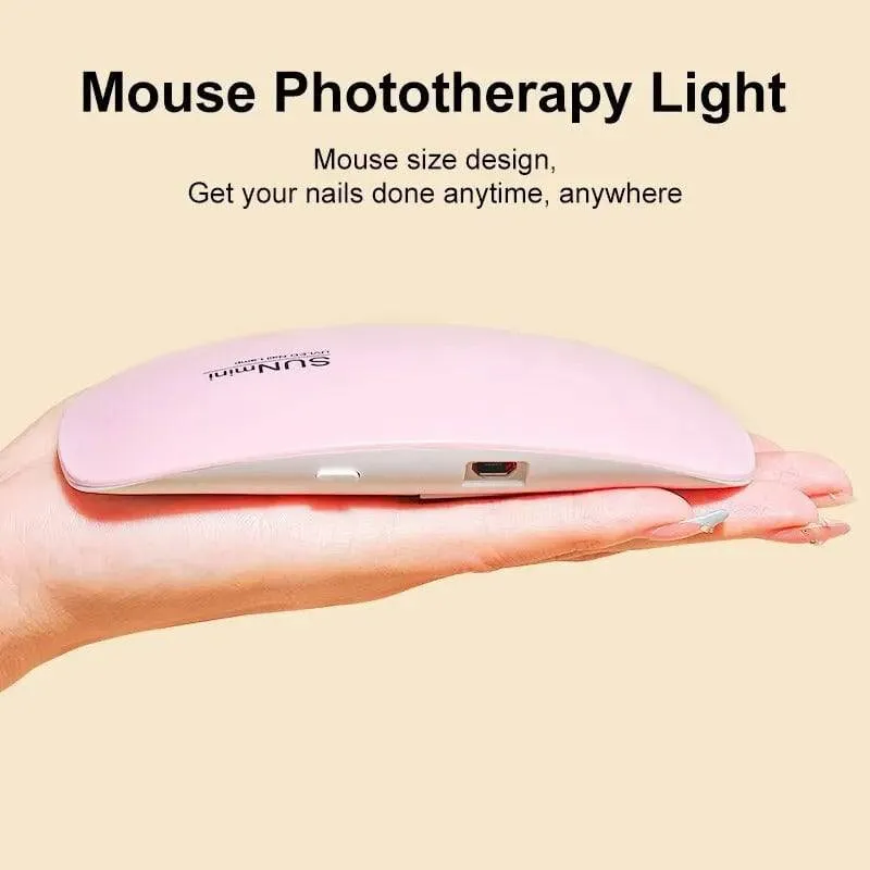 Nail Dryer Machine Portable 6 LED UV Manicure Lamp