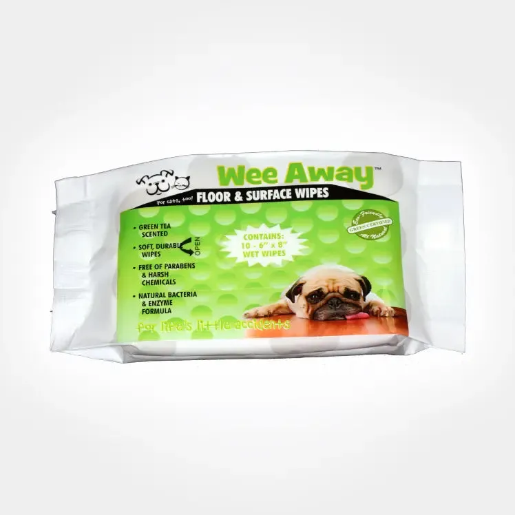 Wee Away Surface & Floor Wipes